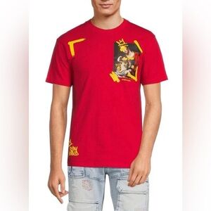 NWT‎ Reason Brand Flex On Em Graphic Tee Red Men’s Size Large